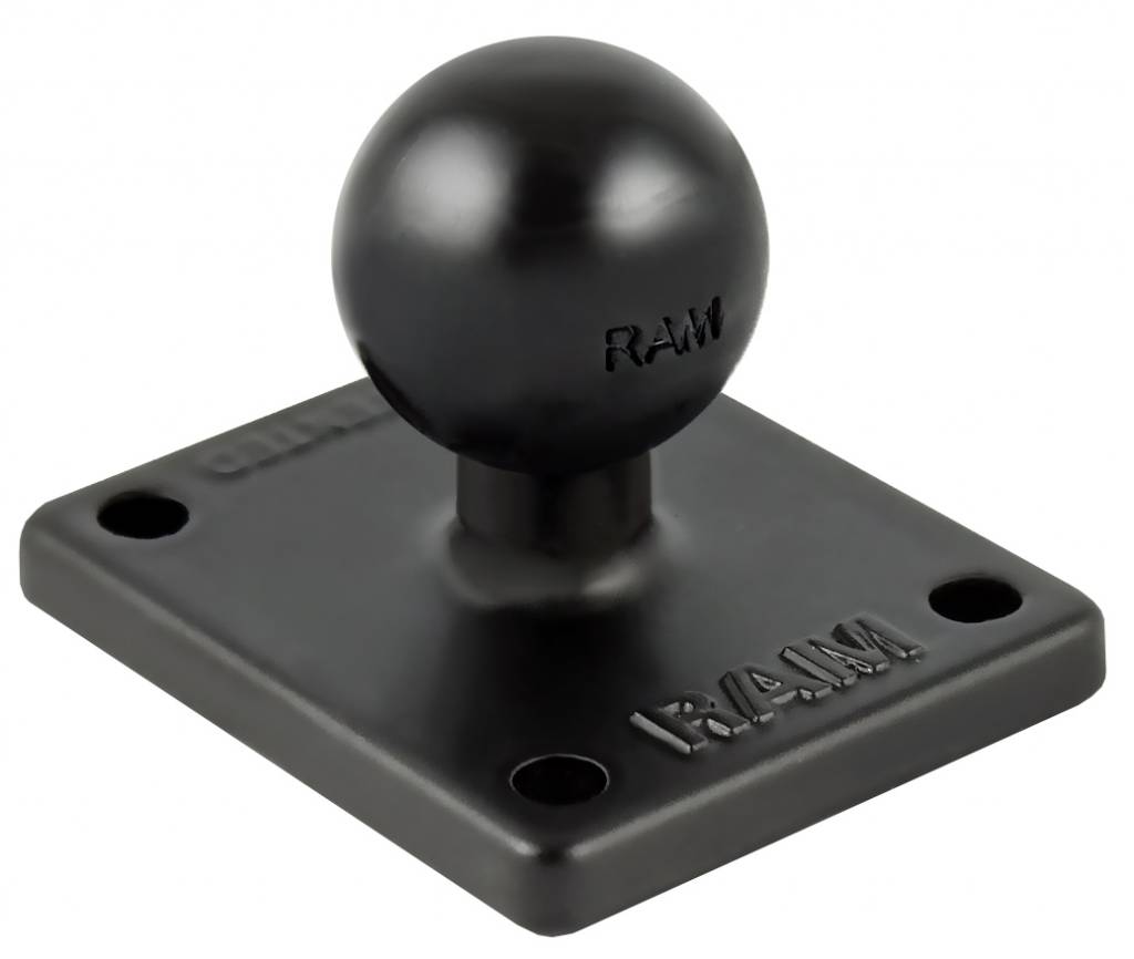 RAM Mount B-Kogel (25 mm)  Aluminium Base Rechthoek - RAM-B-347U