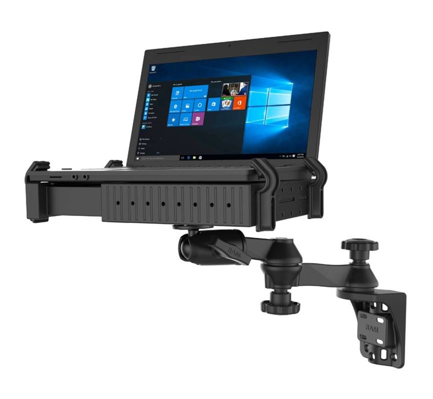 Tough-Tray™ Laptop Holder with Vertical Swing Arm Mount