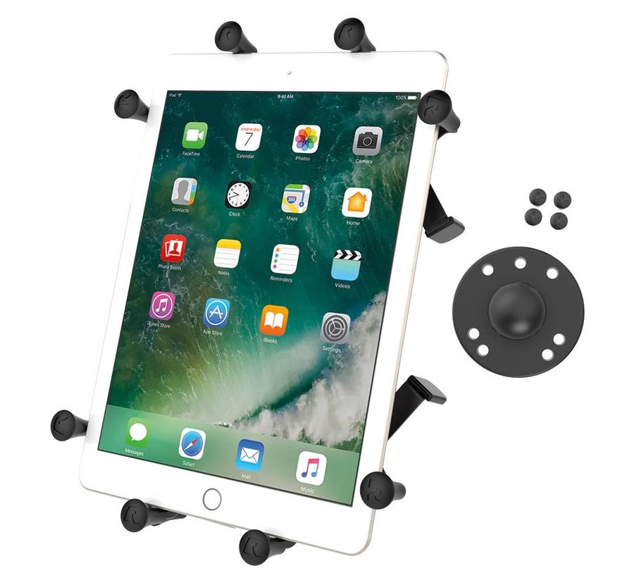 Rolstoel trackrail mount voor 10" tablets