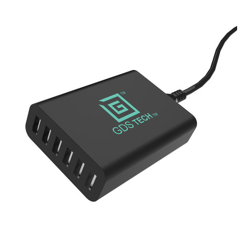 RAM Mount GDS® Intelligent 6-port USB Charger  5V/12A