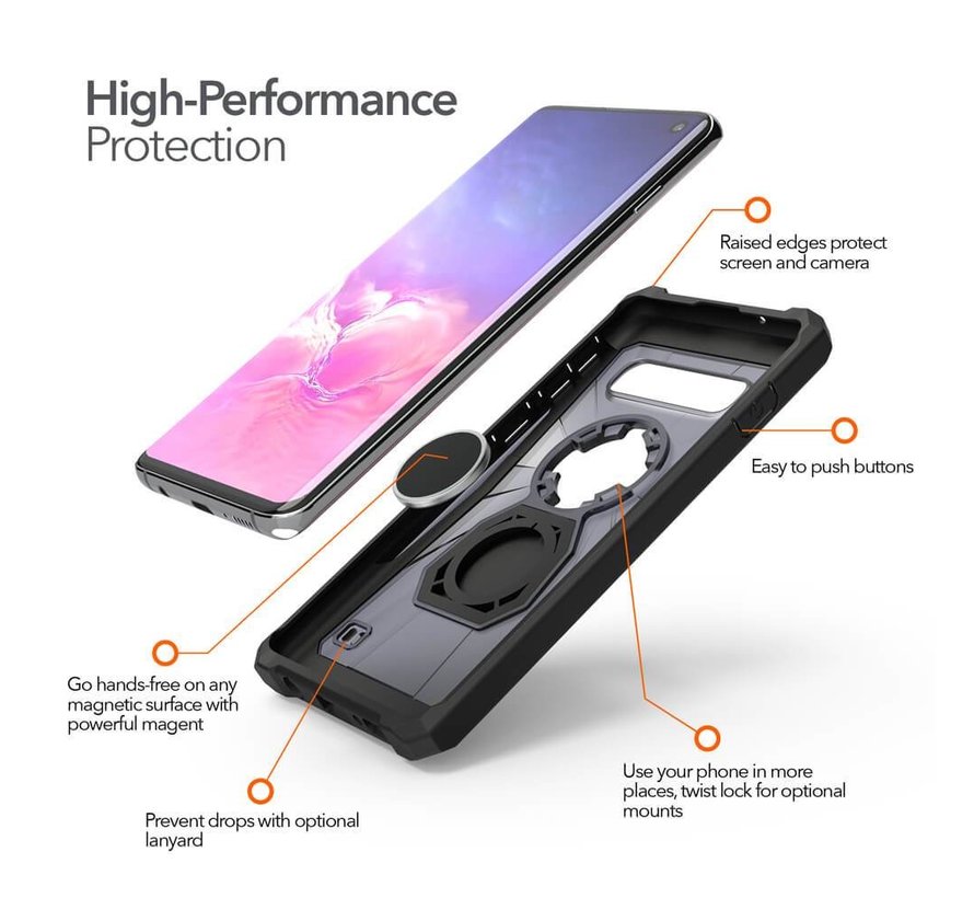 Rugged Case Galaxy S10  Black