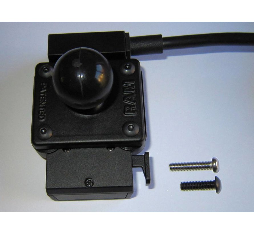 B-Kogel (25 mm)  - Rechthoekige Basisplaat Aluminium - RAM-B-347U