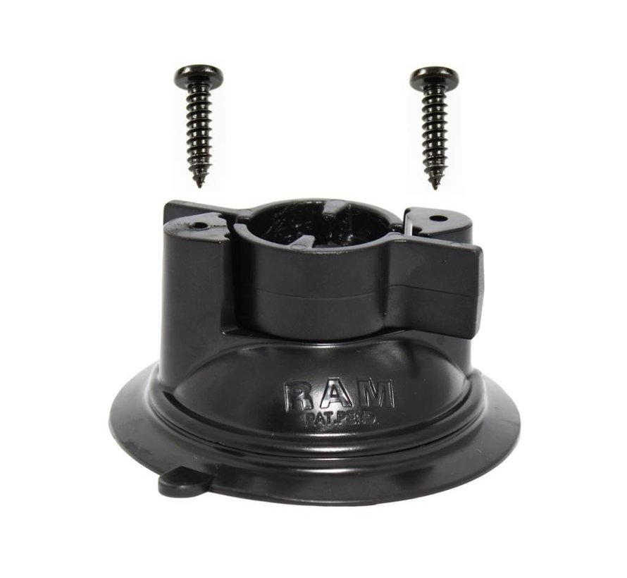 Triple Zuignapbasis met B-Kogel  (25 mm) - RAP-B-365-224-1U