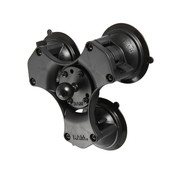 RAM Mount Triple Zuignapbasis met B-Kogel  (25 mm) - RAP-B-365-224-1U