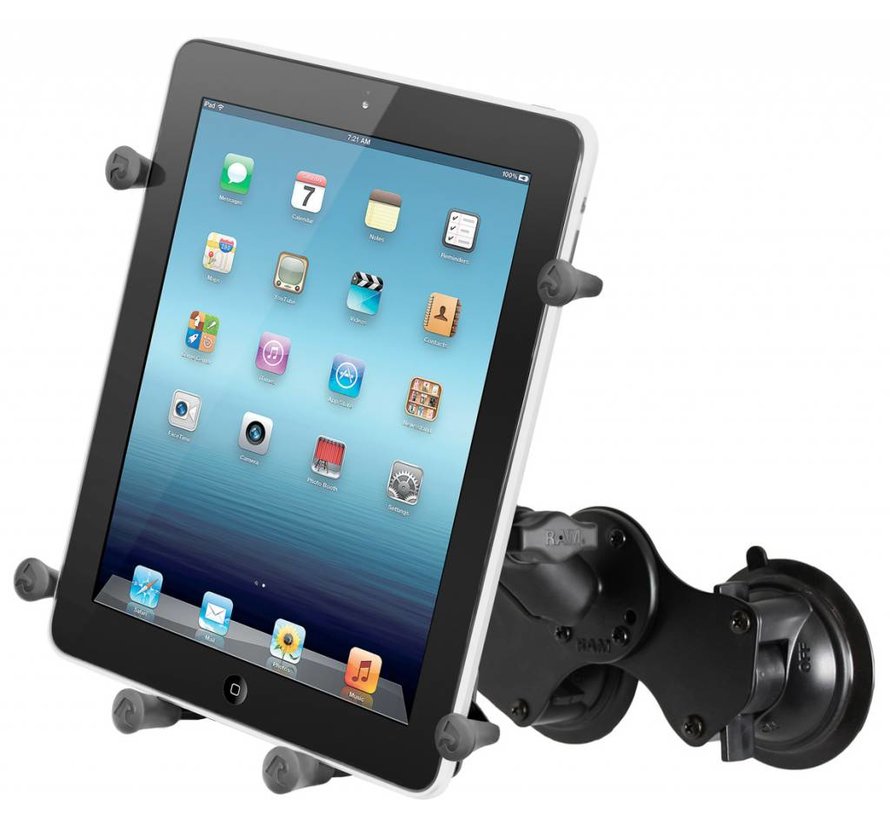 Dubbele Zuignap X-Grip set 9-11" inch tablets
