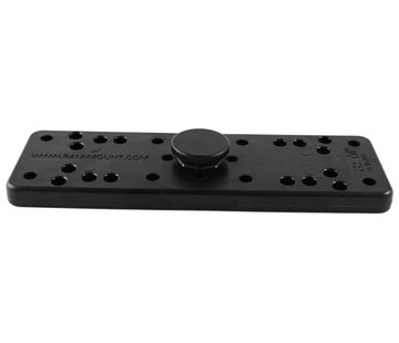 RAM Mount Composite Octagon Button with Universal Electronics Plate  RAP-292U