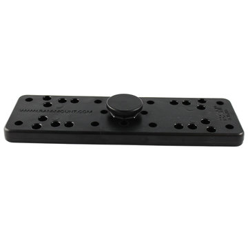 RAM Mount Composite Octagon Button with Universal Electronics Plate  RAP-292U