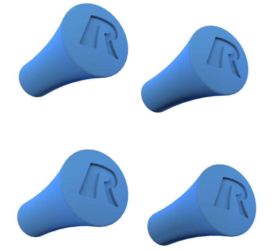 Rubberen dopjes X-Grip - Blauw