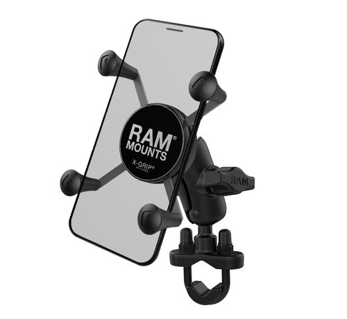 RAM Mount X-Grip smartphone houder stuurstang set - Kort