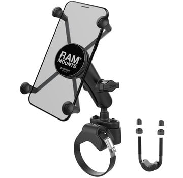 RAM Mount X-Grip large smartphone houder ATV Stangmontage