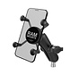 Motor Montageset met M8 Stuurbout, Klemarm en X-Grip Smartphone Houder