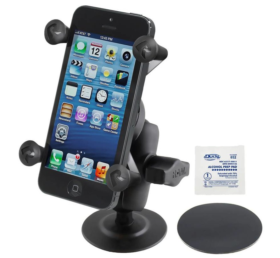 Zelfklevende X-Grip Smartphone mount