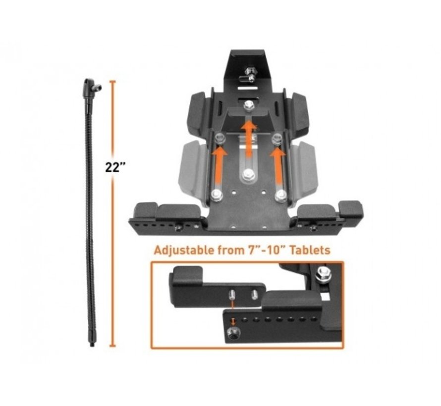 TabDock LockPro universele tablethouder Flexstatief met slot