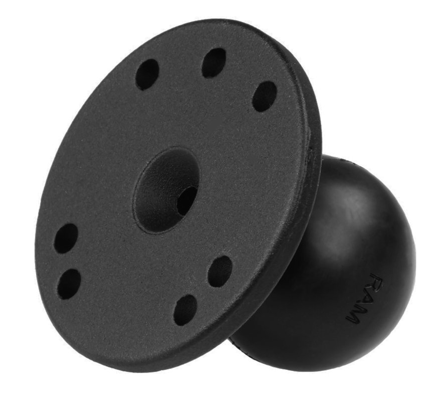 Ronde Basis met C-Kogel (38 mm) - Aluminium