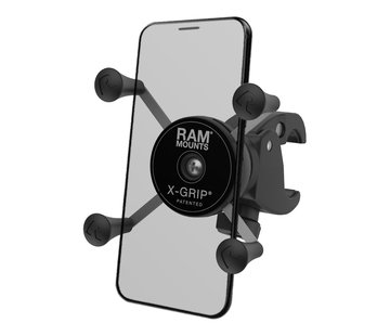 RAM Mount X-Grip® Phone Mount met Low-Profile RAM® Small Tough-Claw™  RAM-HOL-UN7-400-1U