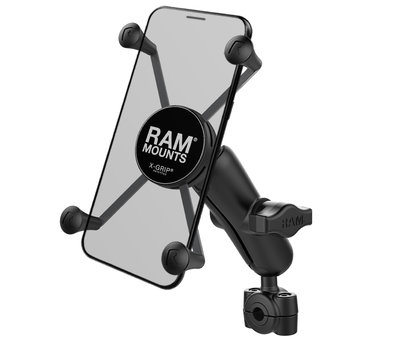 RAM Mount Torque™ 3/8" - 5/8" Diameter Mini Rail Base X-Grip® for Larger Phones