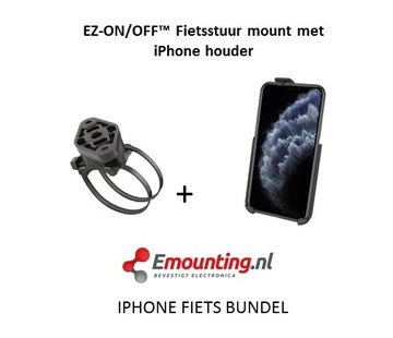 RAM Mount EZ-On/Off™ iPhone 11 Fietsset RAP-274-1-AP28U