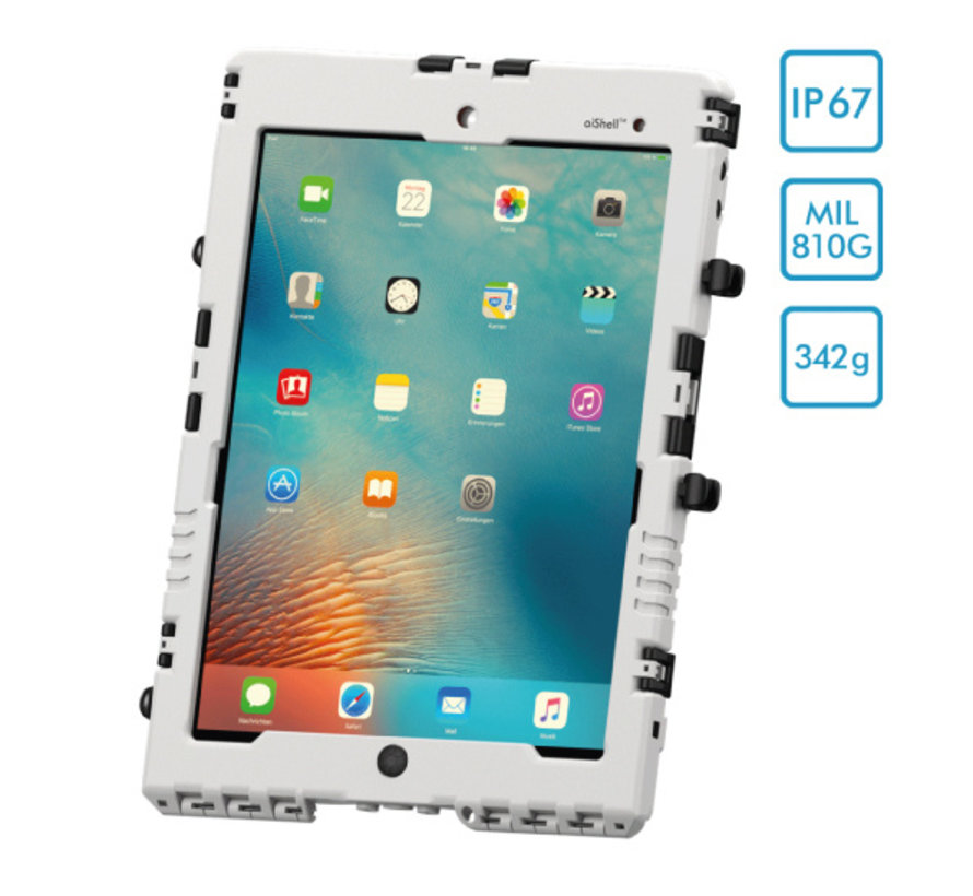 aiShell 10 heavy-duty case iPad  10.2 - Wit