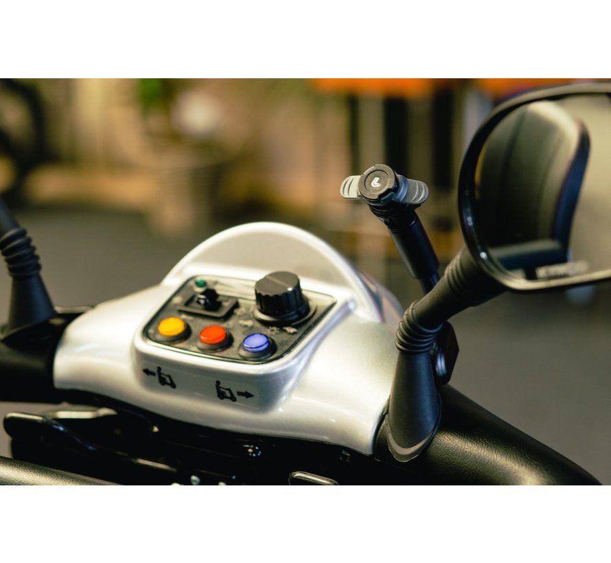 Opti-Line Scootmobiel  mount met  universele smartphonehouder