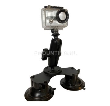 RAM Mount Double Suction GoPro montageset RAM-B-189B-GOP1U