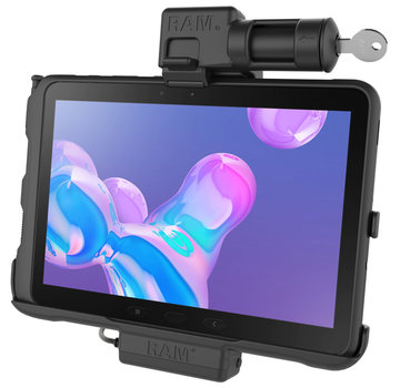 RAM Mount Powered houder Samsung Galaxy Tab Active4/5 Pro & Tab Active Pro  Key-lock SAM57PKLU