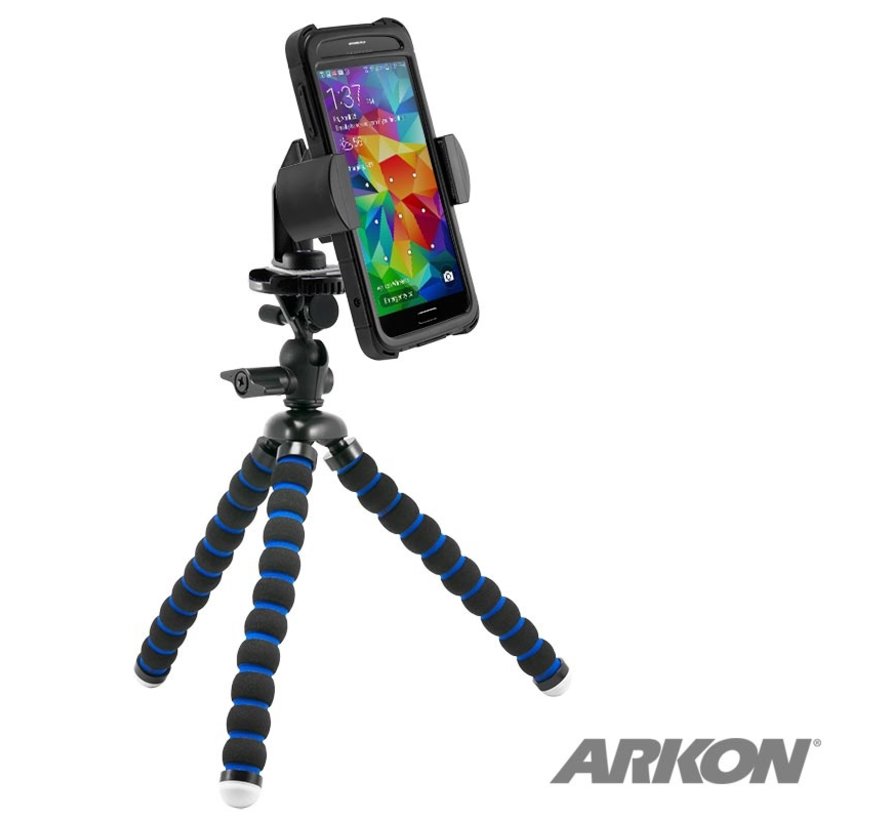 Tripod standaard met Roadvise universele smartphone houder