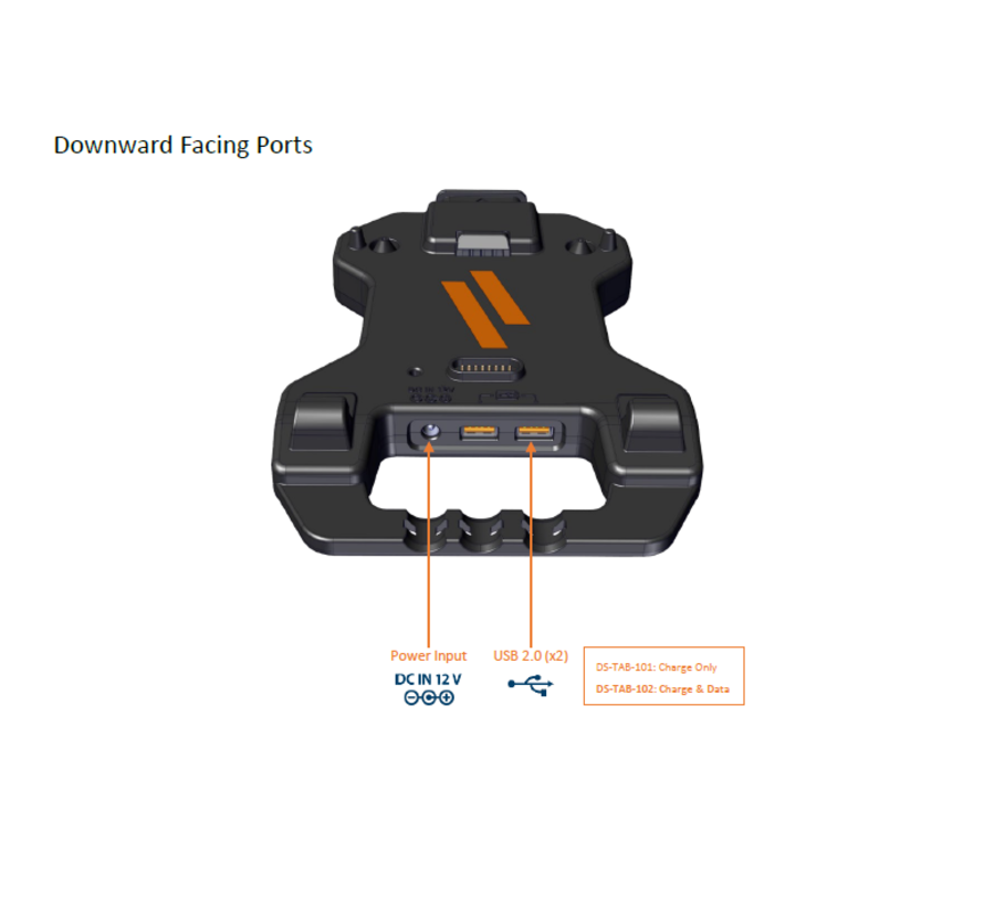 Dockingstation (alleen opladen) en tablethoes voor Samsung Galaxy Tab Active Pro