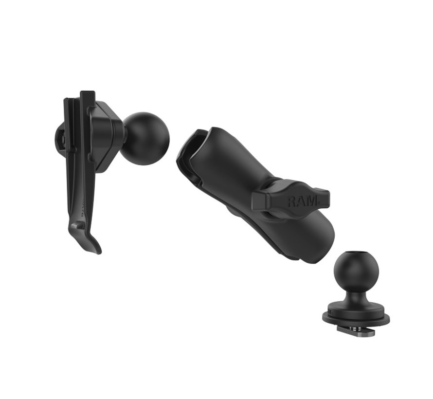 Spine clip houder set voor Garmin met Trackrail kogel