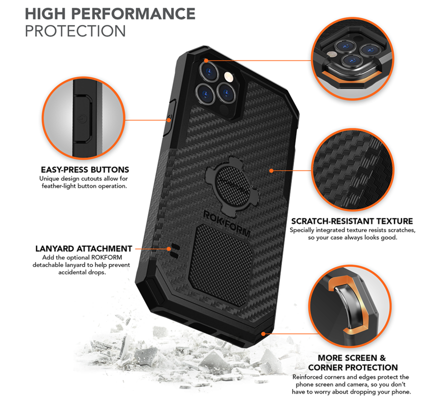 Rugged Wireless Case iPhone 12/12 Pro