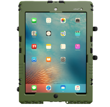 Andres aiShell 10 heavy-duty case iPad  10.2 - Legergroen