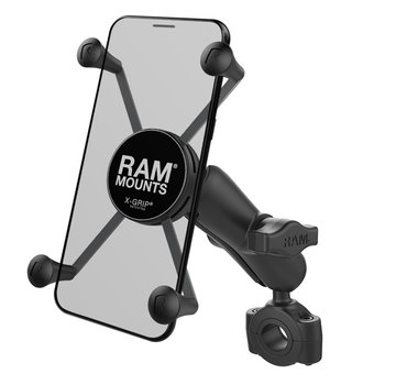 RAM Mount Torque™ large smartphone stangbevestigingset met X-Grip RAM-B-408-75-1-UN10U