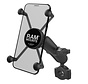 Torque™ 3/4" - 1" Diameter Handlebar/Rail Base with 1" Ball and X-Grip® for Larger Phones