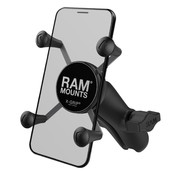 RAM Mount X-Grip smartphone met b-maat klemarm RAP-HOL-UN7B-201U