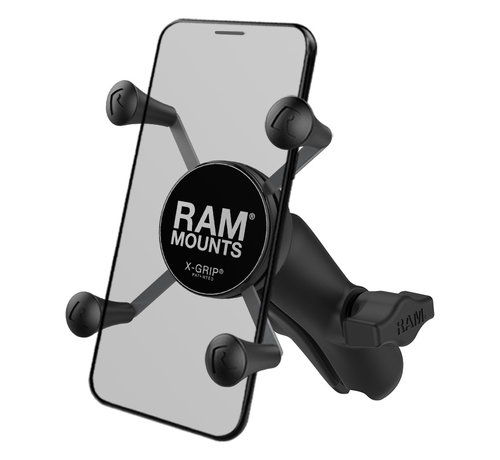 RAM Mount X-Grip smartphone met klemarm