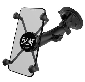 RAM Mount X-Grip zuignapset large smartphones, lange arm  RAM-B-166-C-UN10U -