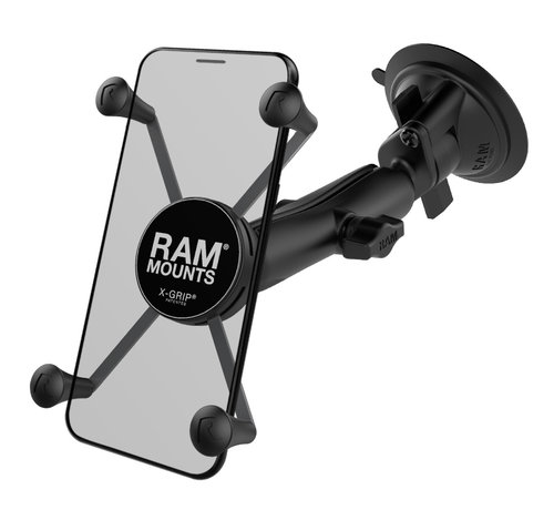 RAM Mount X-Grip zuignapset large smartphones, lange arm  RAM-B-166-C-UN10U