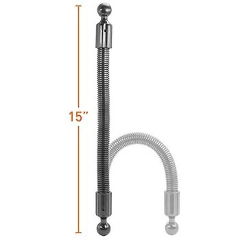 iBolt 38 cm Buigbare Arm Extension Pole 25mm (1 inch) Ball