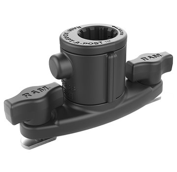 RAM Mount Universal Adapt-A-Post™ Dual T-Bolt Track Base RAP-AAPUDT-1U