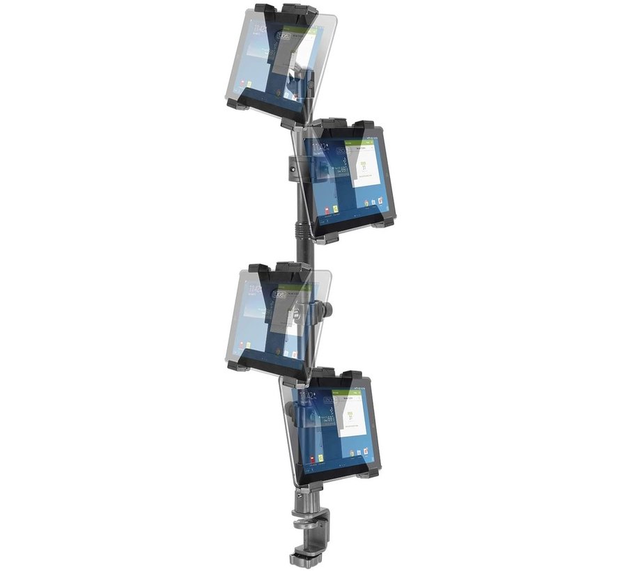 TabDock POS standaard voor 4 tablets met tafelklem