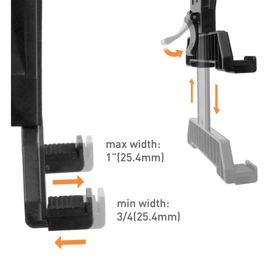 TabDock tablethouder met 25 mm kogel