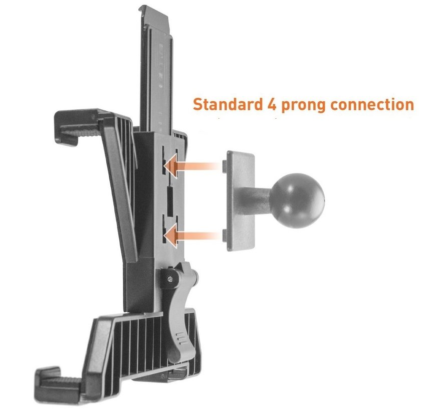 TabDock tablethouder met 25 mm kogel