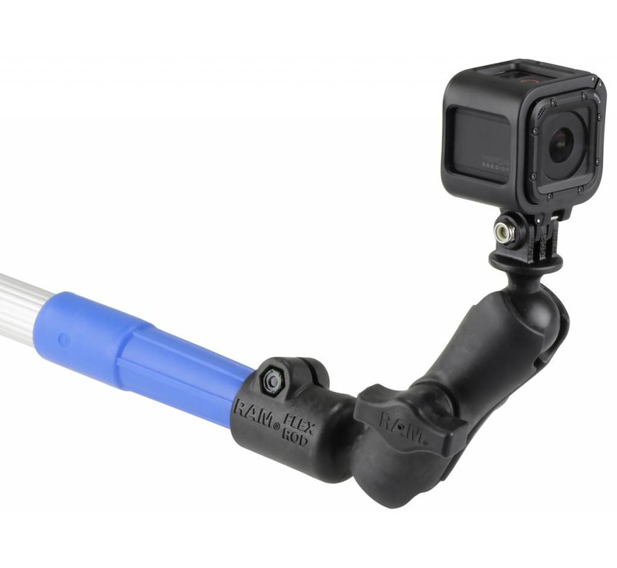 Telescoping Camera Pole Kit met GoPro® Hero Adapter