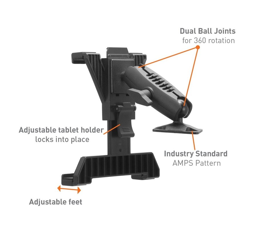 TabDock Bizmount AMPs Mount universele tablethouderset