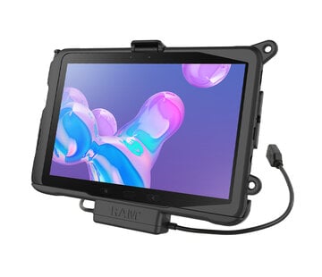 RAM Mount Powered + Data houder Samsung Samsung Galaxy Tab Active4 Pro & Tab Active Pro SAM52PDU