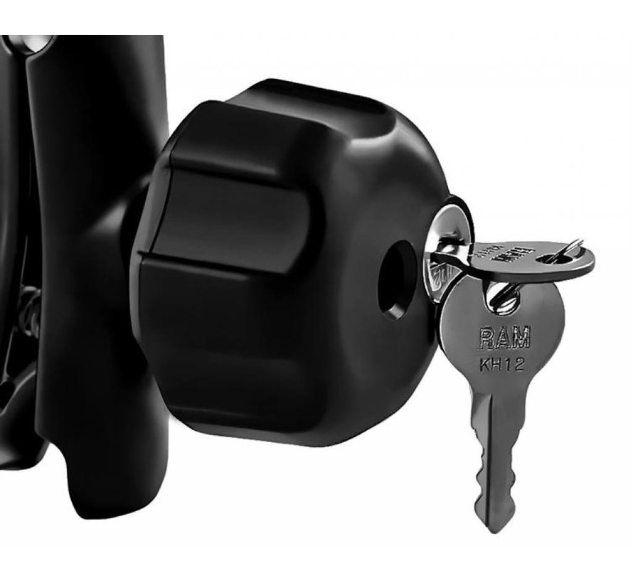 Sleutelslot voor Socketarm - B-maat (25 mm)