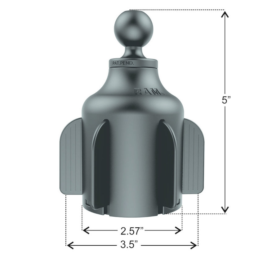 Stubby ™ bekerhouder met Apple MagSafe-adapter  RAP-B-299-4-AP-MAGU