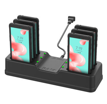 RAM Mount 6-Port Charging Dock for Samsung XCover 5