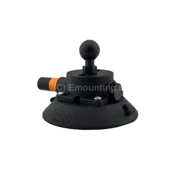 Seasucker 4.5" zuignap met vacuumpompje en RAM Mounts B-kogel