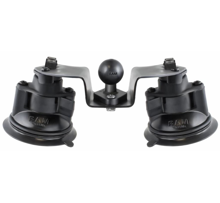 Twist-Lock™ Pivot Suction Cup Base met Socket Arm & Retention Knob