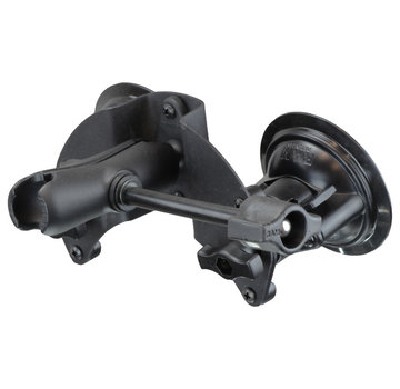 RAM Mount Twist-Lock™ Pivot Suction Cup Base met Socket Arm & Retention Knob